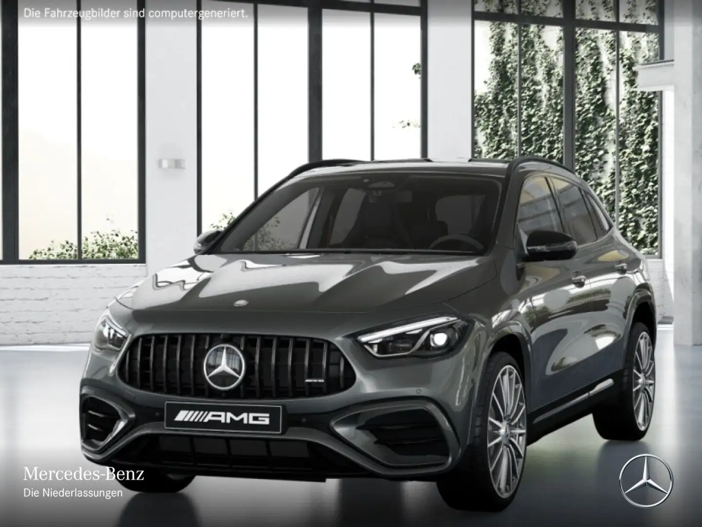 Mercedes-Benz GLA 35 AMG GLA 35 4M AMG+PANO+360°+AHK+MULTIBEAM+BURMESTER Grau - 2