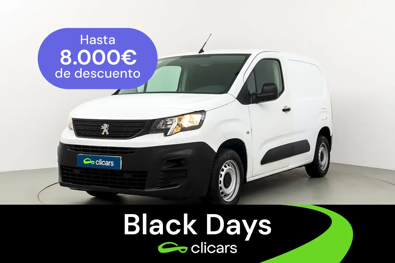Peugeot Partner 1.5BlueHDI S&S Pro Standard 600kg 100 Blanc - 1