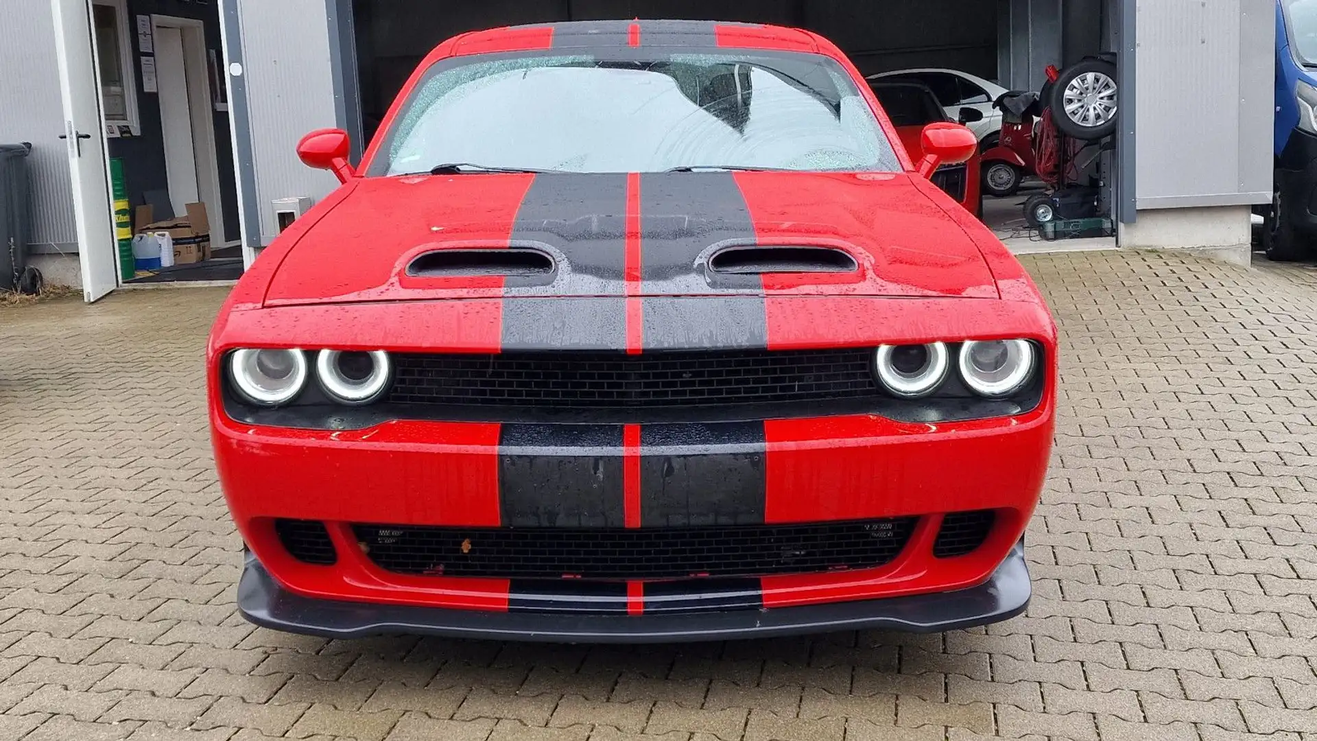 Dodge Challenger 5.7 HEMI*381PS*Alpine*Alcantara* Rood - 2