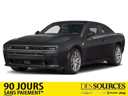 Black 2026 Dodge Charger Daytona Coupe All-Wheel Drive 8-Speed Automatic