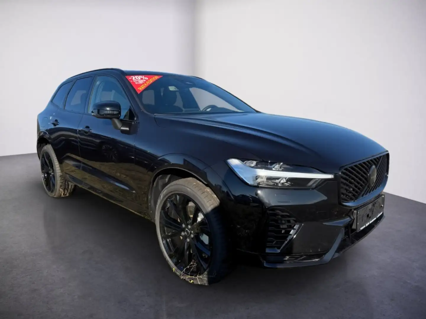 Volvo XC60 Black Edition Ultra, T6 AWD Plug-in Hybrid, Elektrisch/Benzi Schwarz - 2