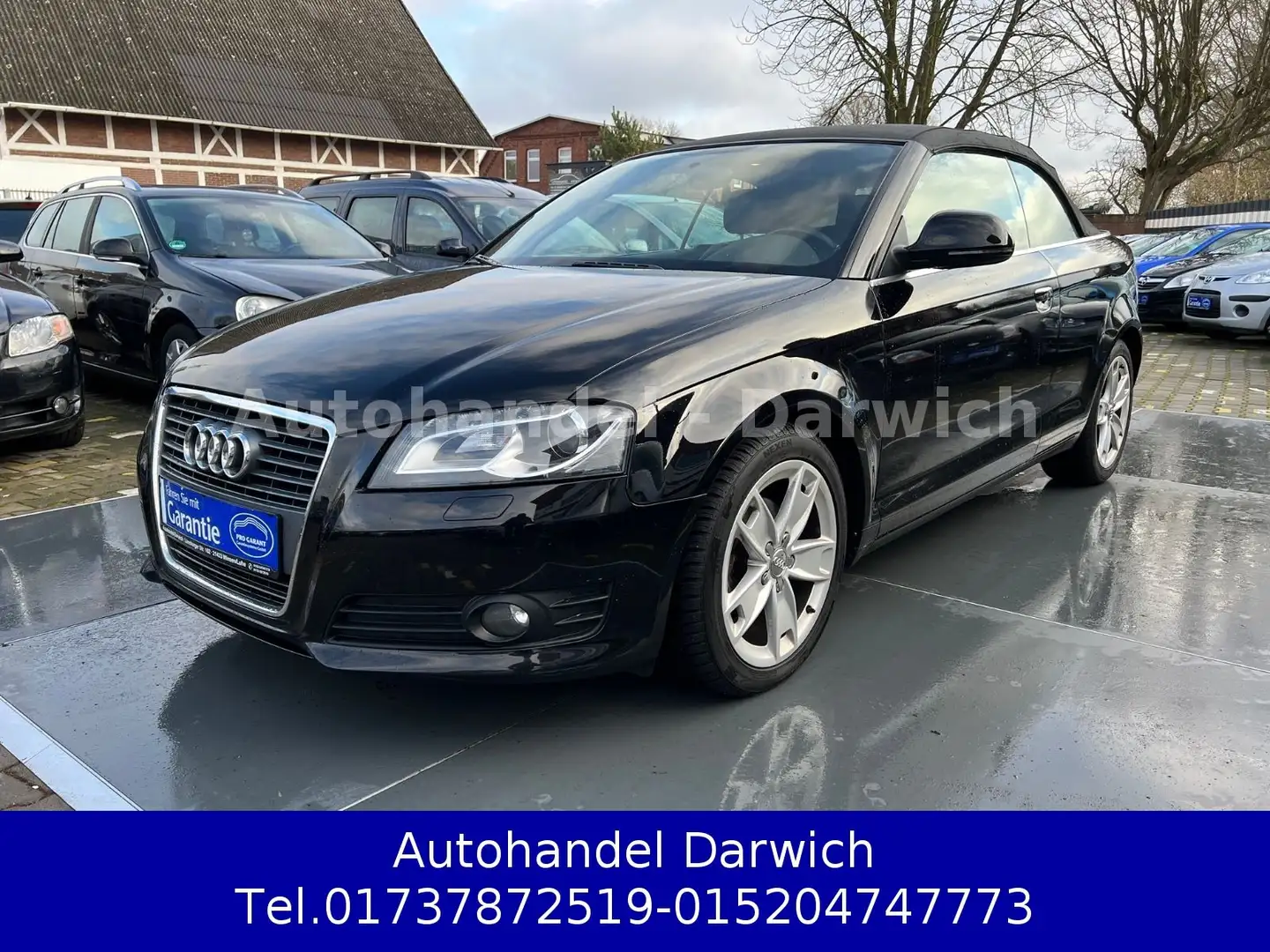 Audi A3 1.6 Cabriolet S Line 2.Hand S.Heft Top Noir - 1