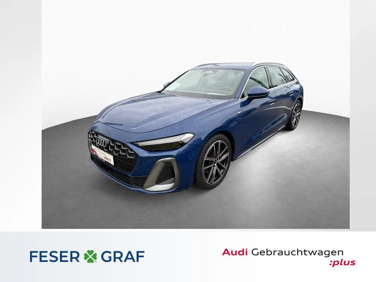 Audi A5 Avant TFSI S tr. S line-360 Kamera-AHK-Matrix-ACC Blauw - 1