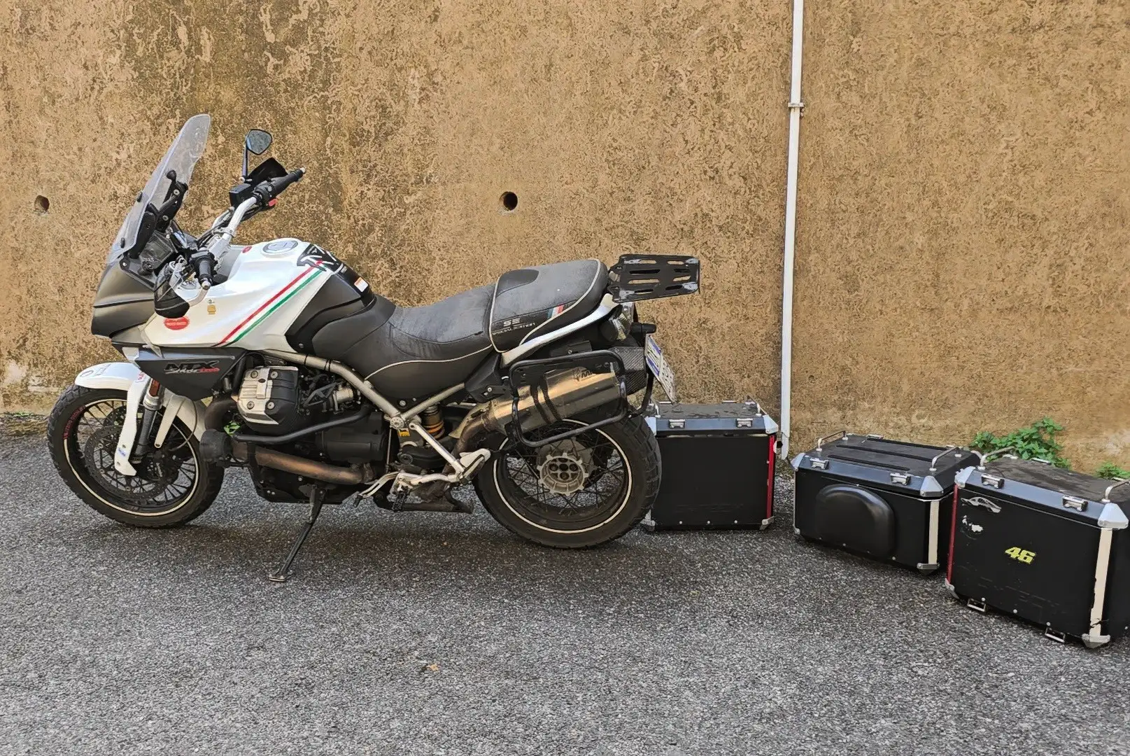 Moto Guzzi Stelvio 1200 NTX 8V ABS Bianco - 1