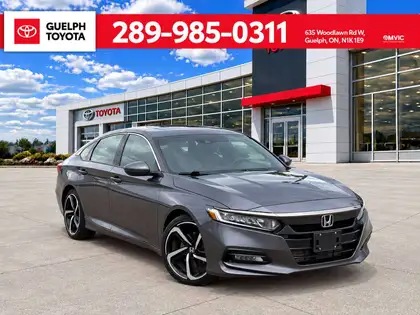 Gray 2019 Honda Accord Sedan Front-Wheel Drive Automatic