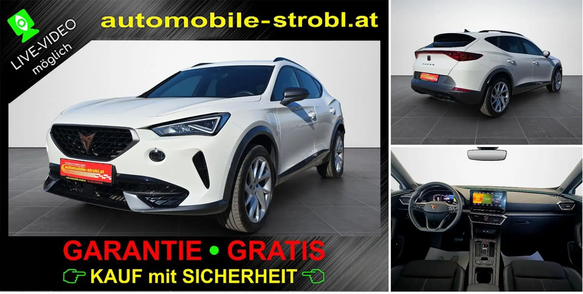 CUPRA Formentor 1.4 e-HYB. LED ACC Sitzhzg GARANTIE Weiß - 1