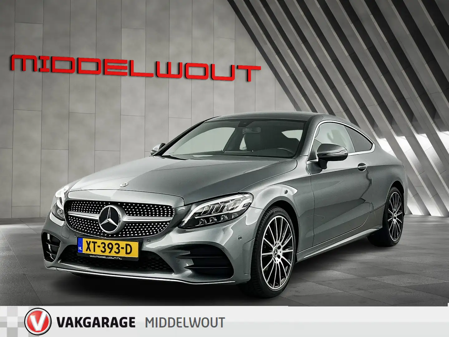Mercedes-Benz C 180 Coupé AMG /Camera/19'LMV/Dodehoek/Stoelverw. Grijs - 1