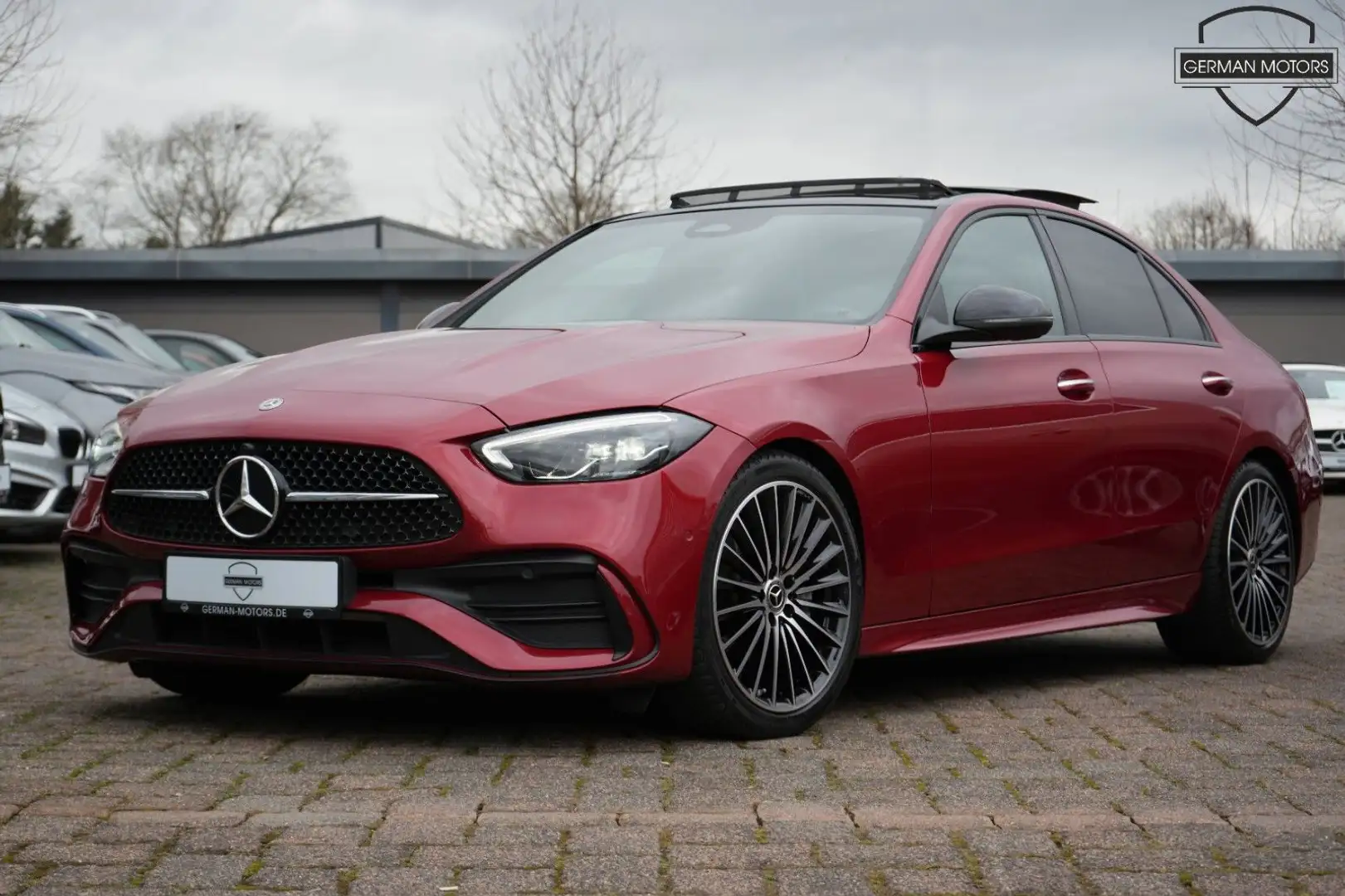 Mercedes-Benz C 200 4Matic Lim. AMG-LINE|NIGHT|PANO|MEMORY|KEY Rouge - 1