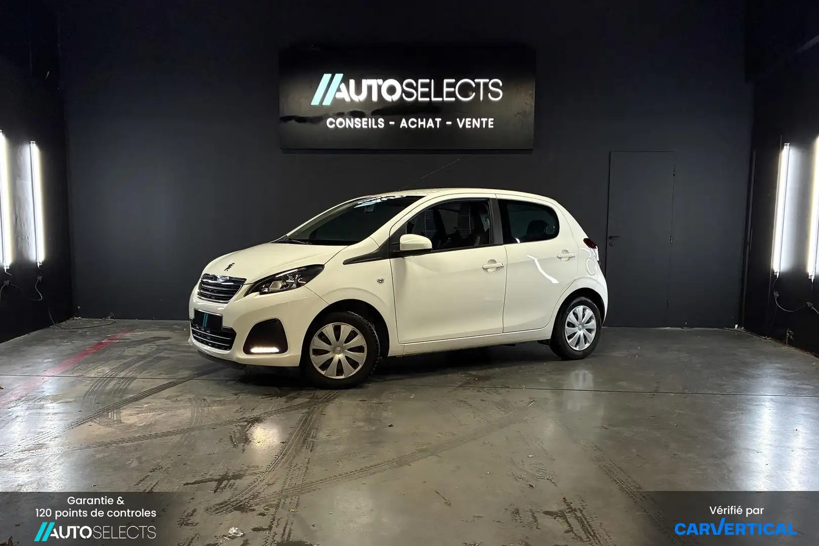 Peugeot 108 ACTIVE - 1.0 VTi 68cv | 10600km | Carvertical Disp Blanc - 1