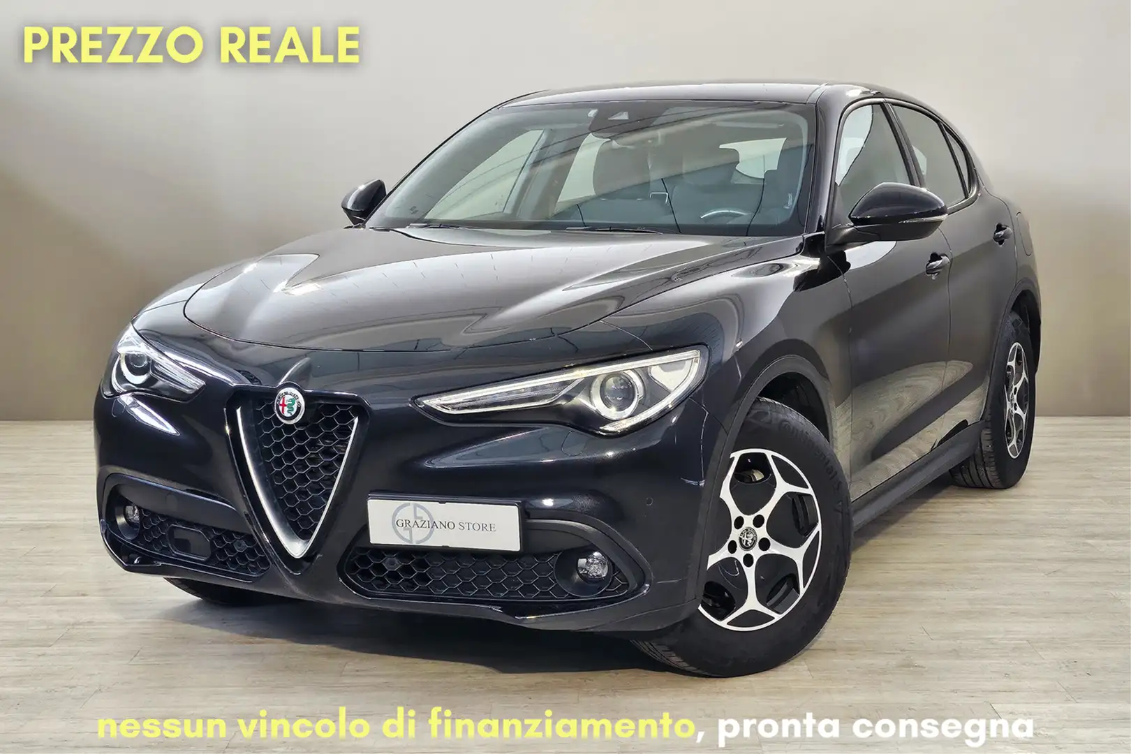 Alfa Romeo Stelvio ALFA ROMEO Stelvio 2.2 Turbodiesel 160 CV AT8 RWD Grigio - 1