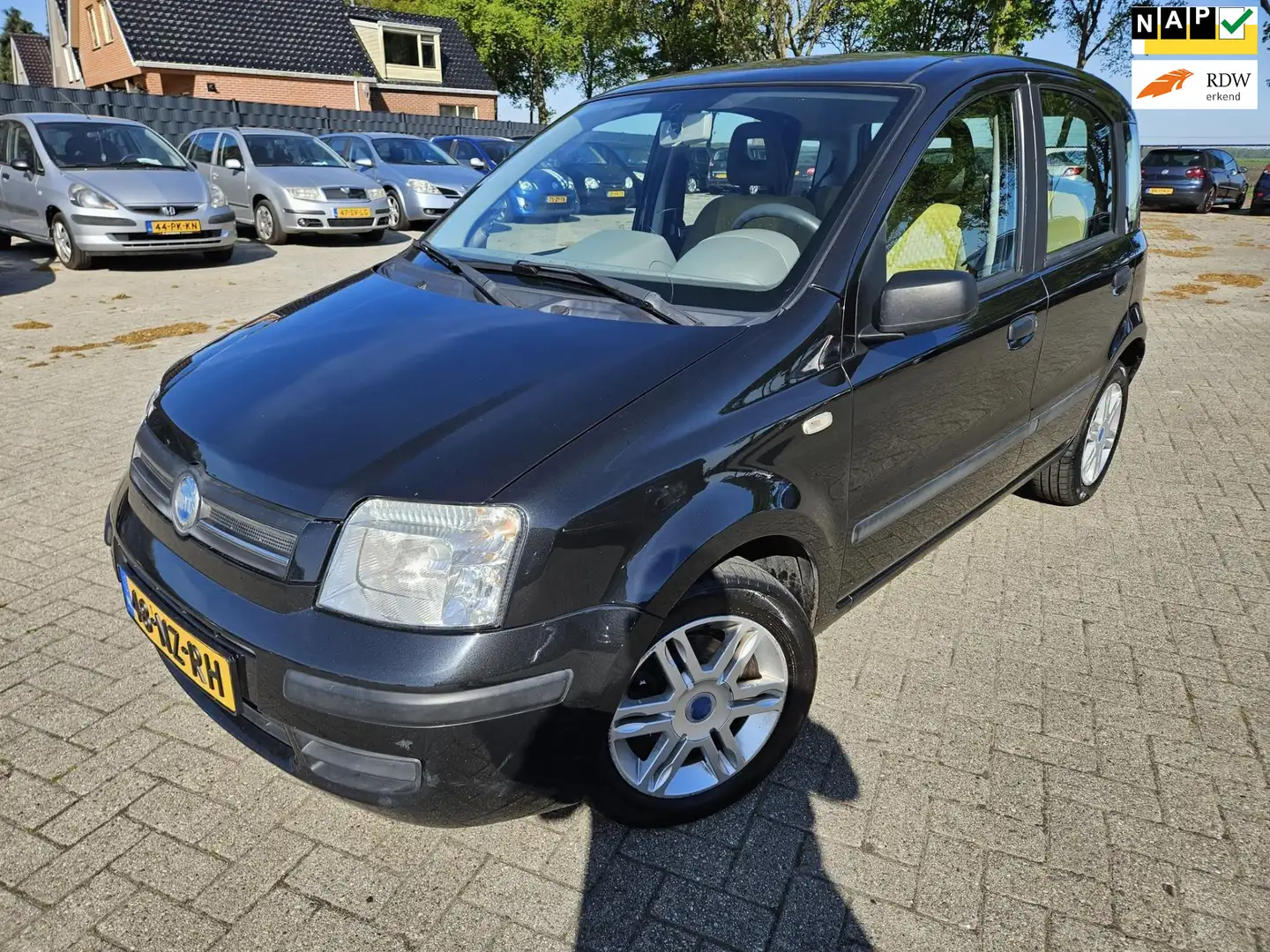 Fiat Panda 1.2 Dynamic. 2004. Stuurbekrachtiging/Elektrische Schwarz - 1