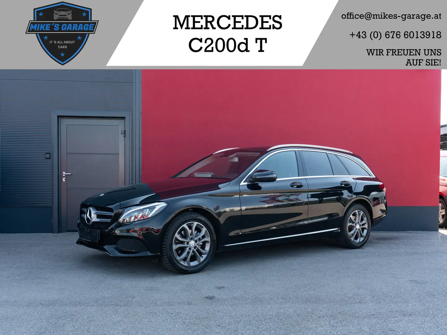 Mercedes-Benz C 200 C 200 d T Avantgarde. *VOLL-LED* *NAVI* *1.BESITZ* Schwarz - 1
