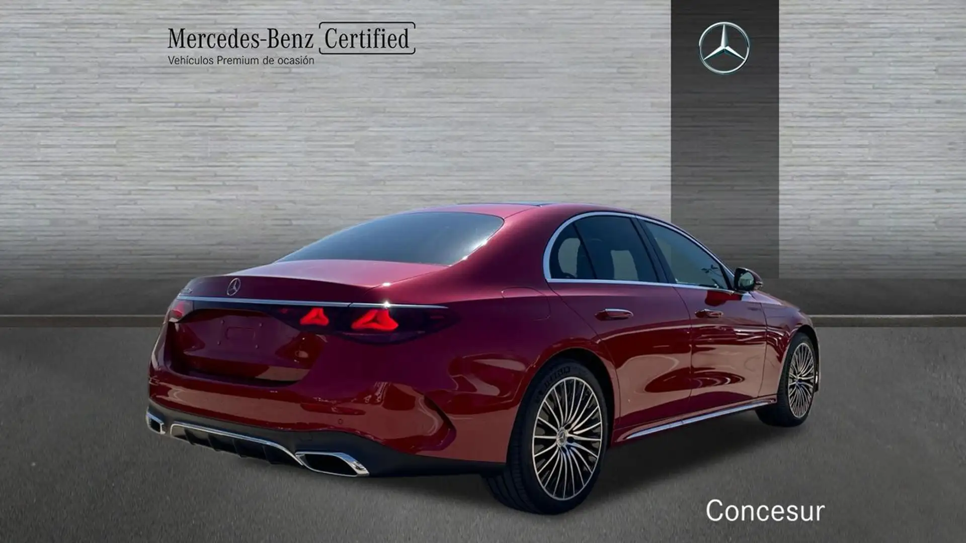 Mercedes-Benz E 300 de con tecnología hibrida EQ Rojo - 2
