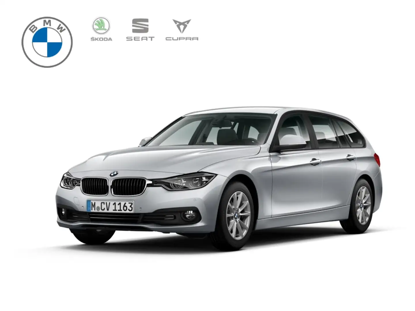 BMW 318 i Touring 6Gang SPIEGELPAKET+NSW+LED+NAVI+SHZG+EL. Silber - 1