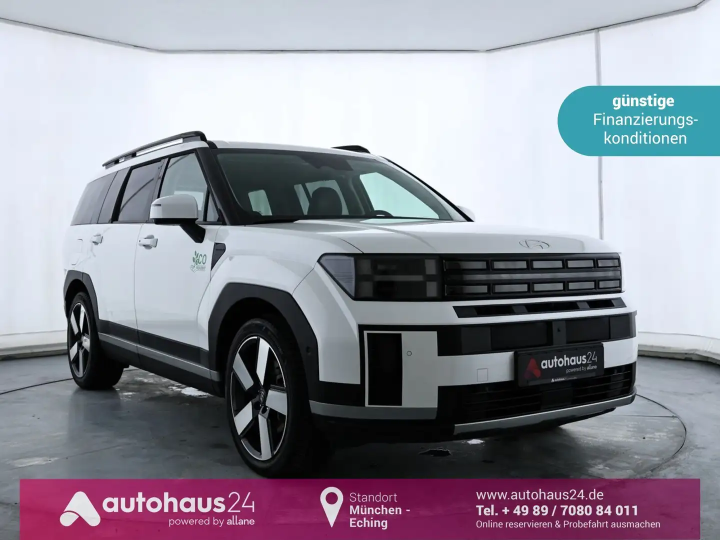 Hyundai SANTA FE 1.6 Signature LED|Navi|HuD|Leder|360° Weiß - 1