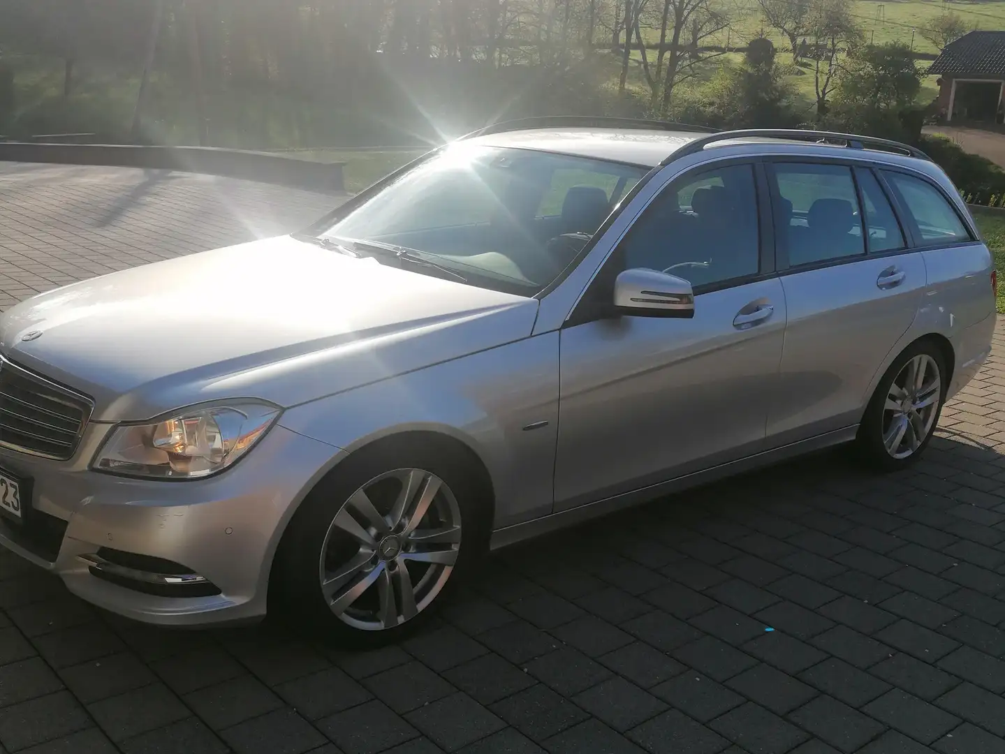 Mercedes-Benz C 220 Kombi C220 CDI blueefficenc Argent - 2