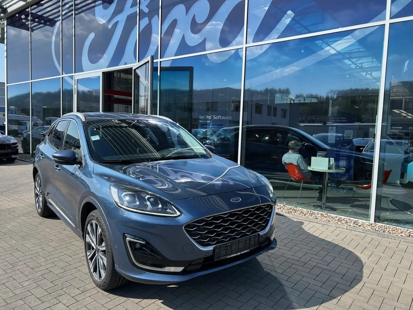 Ford Kuga Vignale *Head-Up *B&O *ACC Blauw - 1
