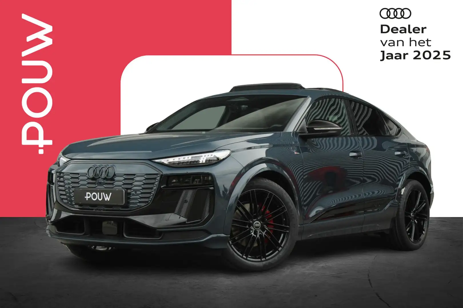 Audi Q6 e-tron Sportback 306pk S Edition Performance 100 kWh | Pa Blauw - 1