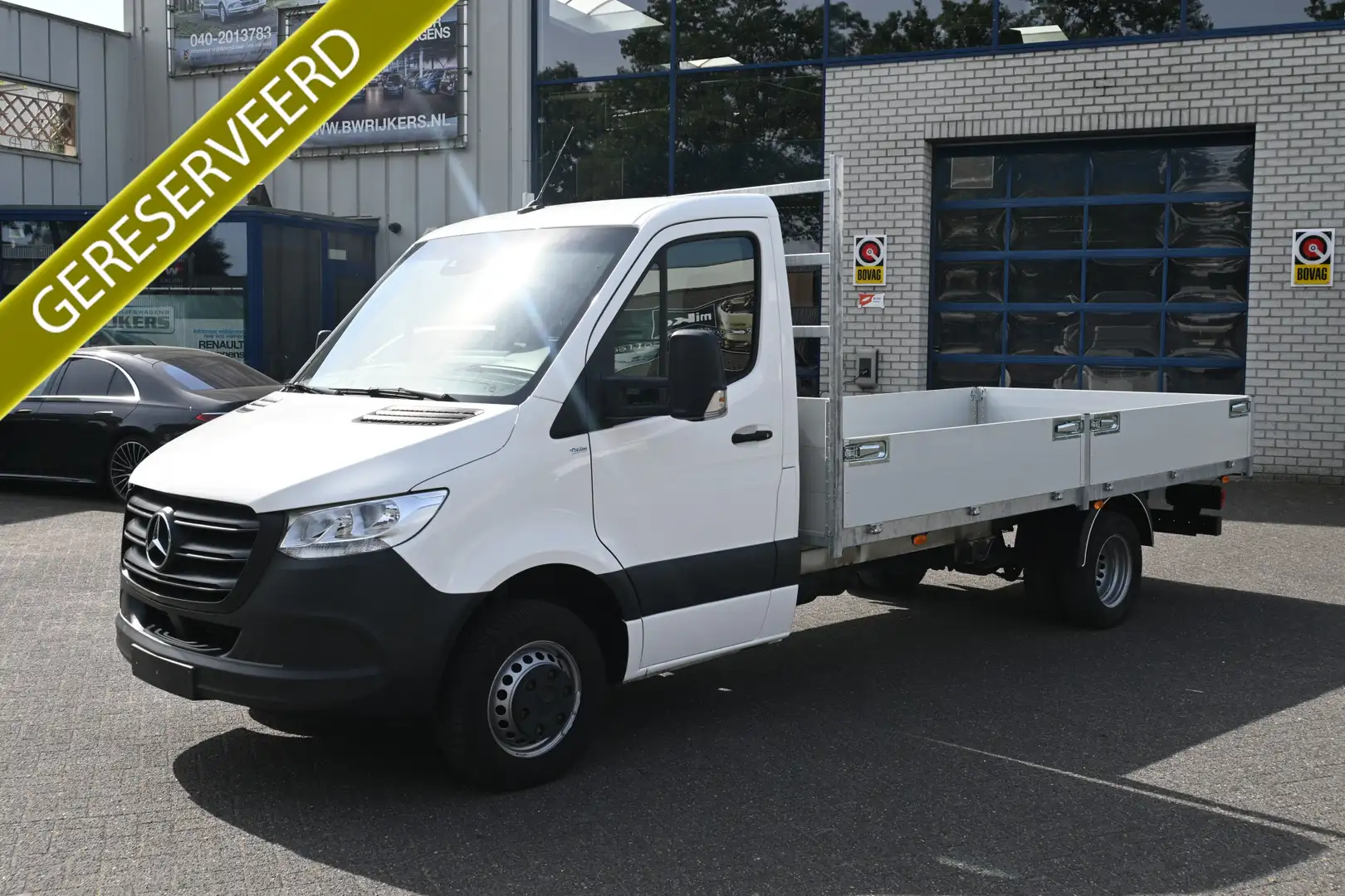 Mercedes-Benz Sprinter 514 CDI L3 Open laadbak Airco, Geveerde stoel, MBU Blanco - 1