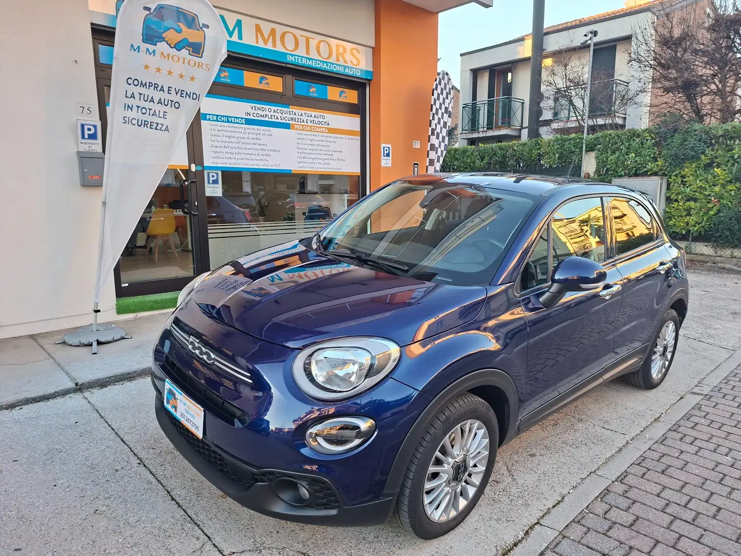 Fiat 500X 500X 1.3 mjt 24 mesi garanzia Bleu - 1