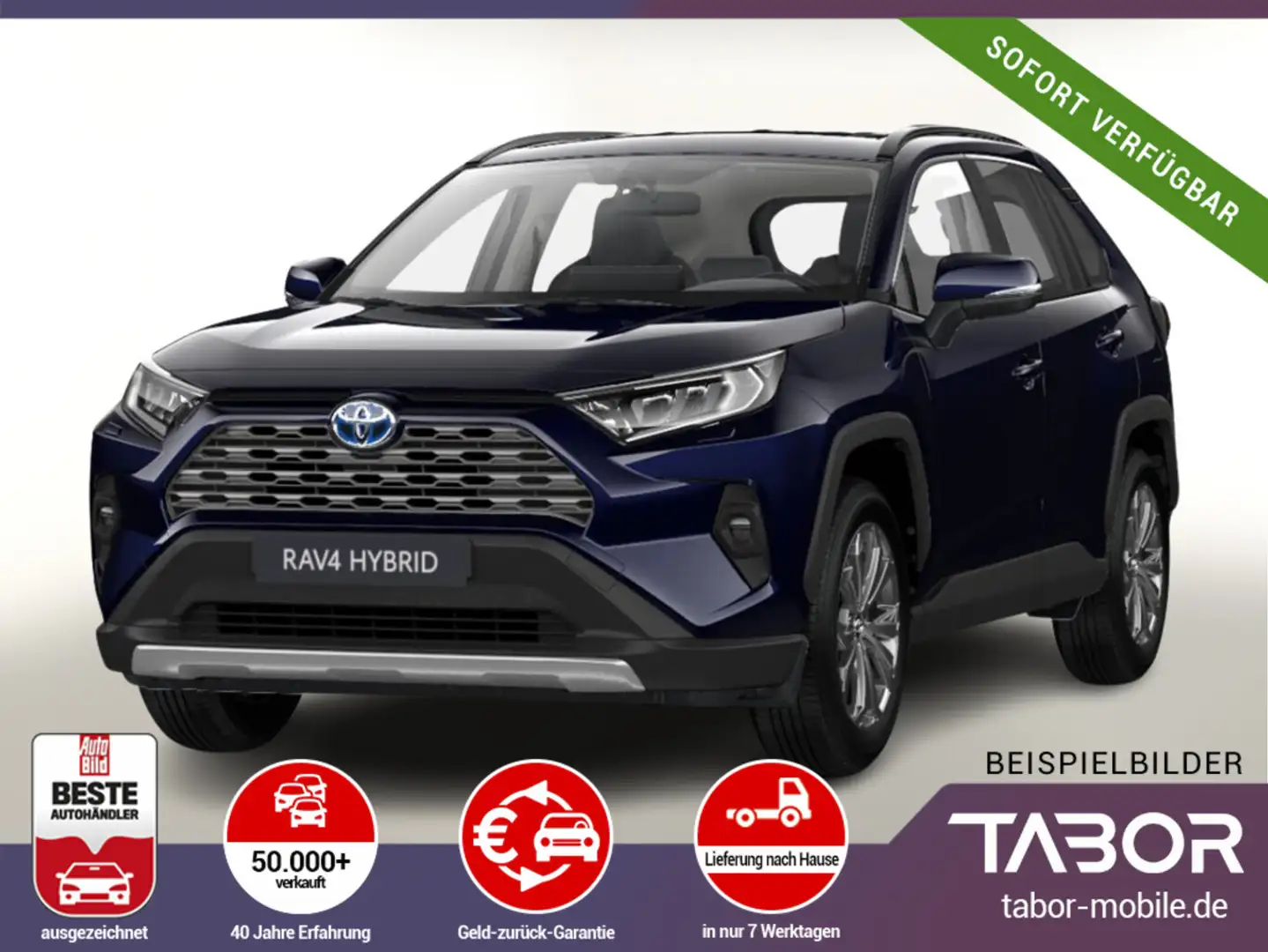 Toyota RAV 4 2.5 Hybrid 218 ECVT Team D el.HK SHZ DigC Blau - 1
