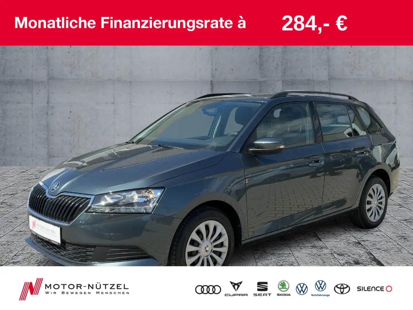 Skoda Fabia Combi 1.0 TSI ACTIVE SHZ+DAB+MFA+KLIMA+BT Grau - 1