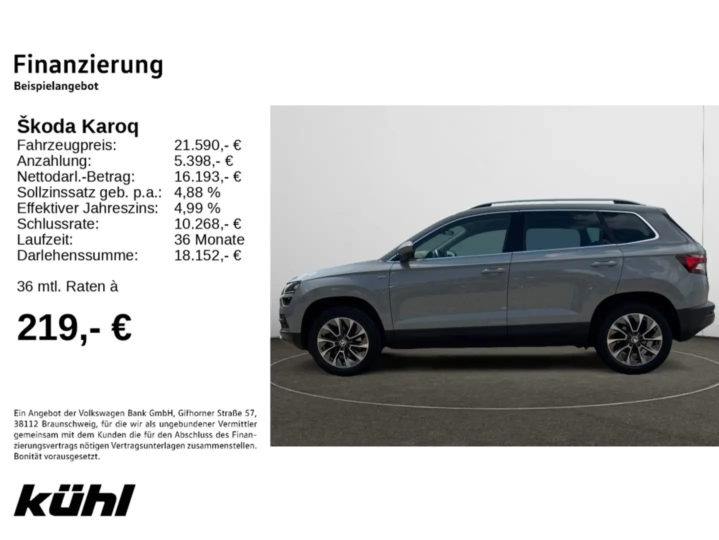 Skoda Karoq 1.0 TSI Clever Navi,PDC,Kamera Gris - 2