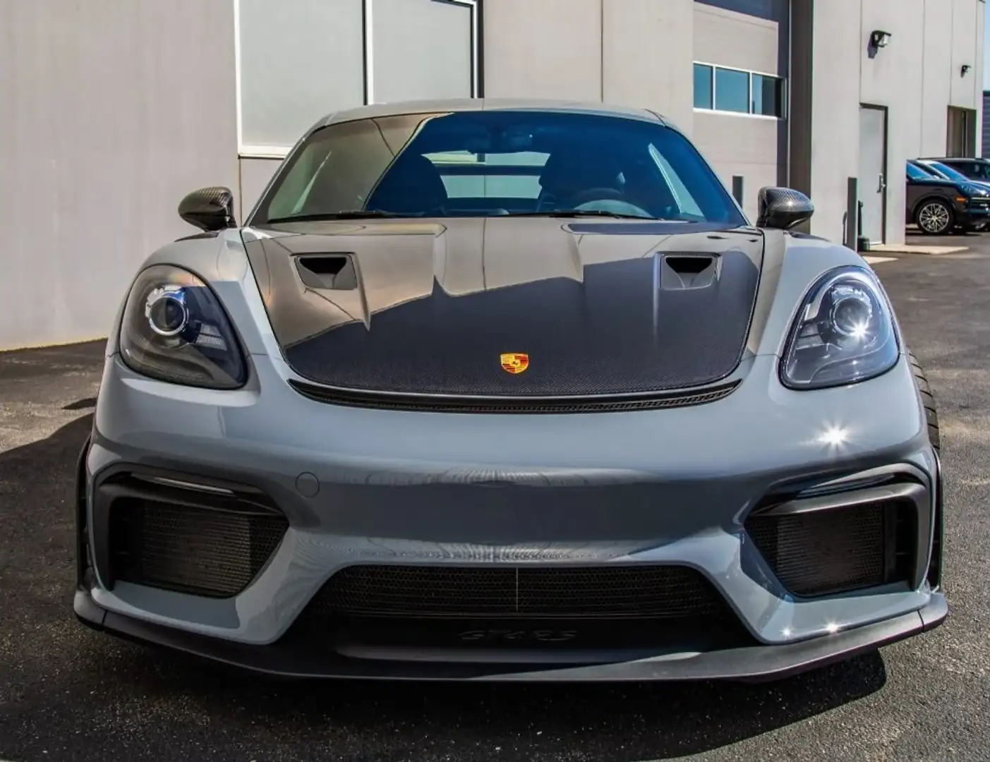 Porsche 718 Cayman GT4 RS Weissach Coupe Сірий - 1