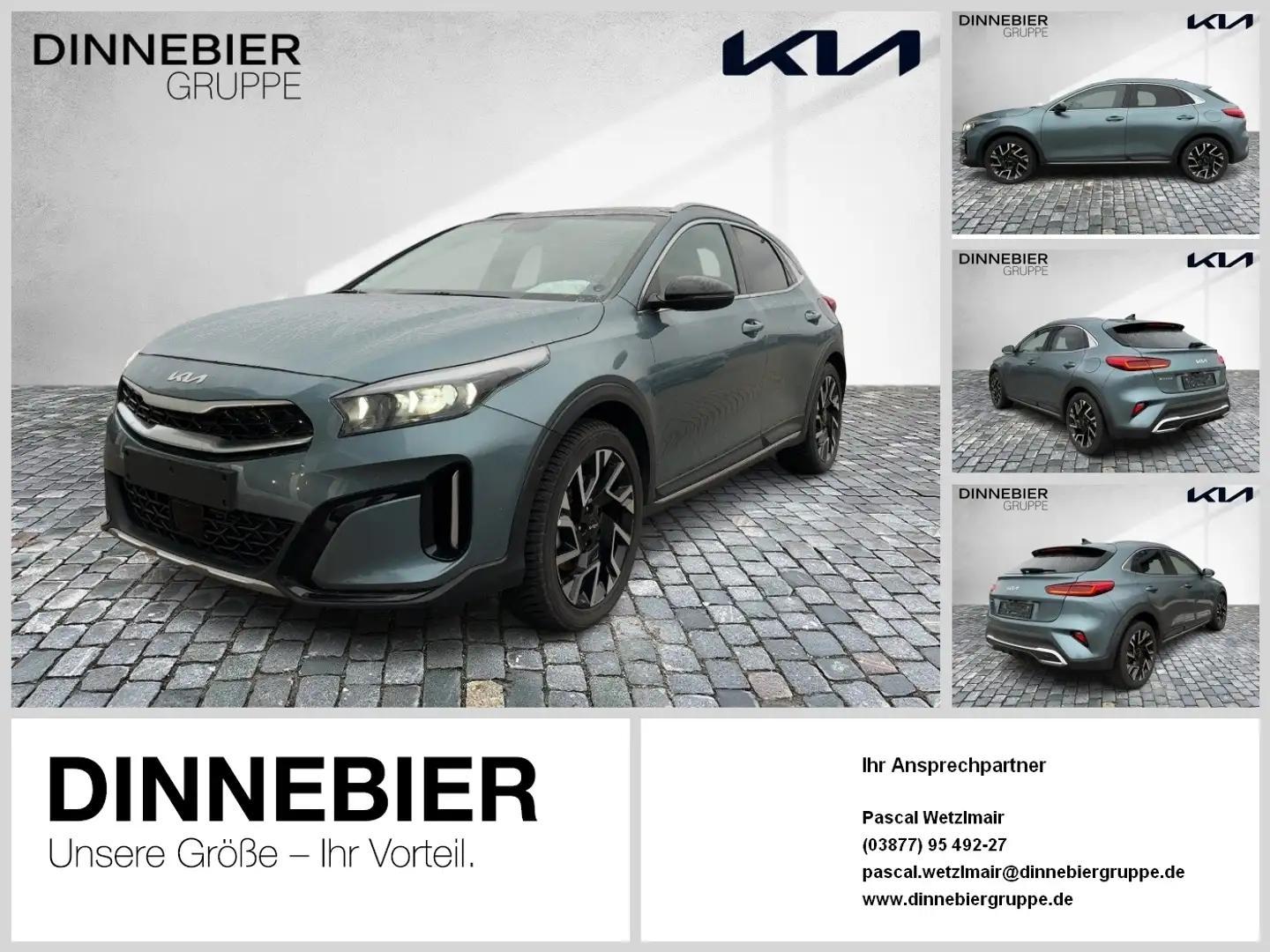 Kia XCeed 1.5T Platinum Glasdach+LED+Kamera+Navi Grau - 1