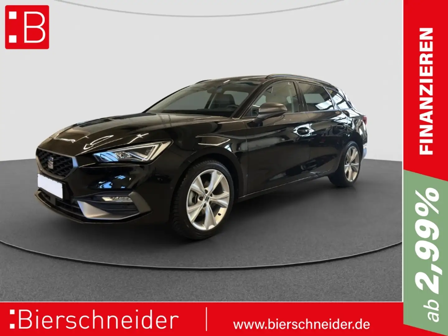 SEAT Leon SP 2.0 TDI DSG FR AB 2,99 NAVI KAMERA SHZ Schwarz - 1