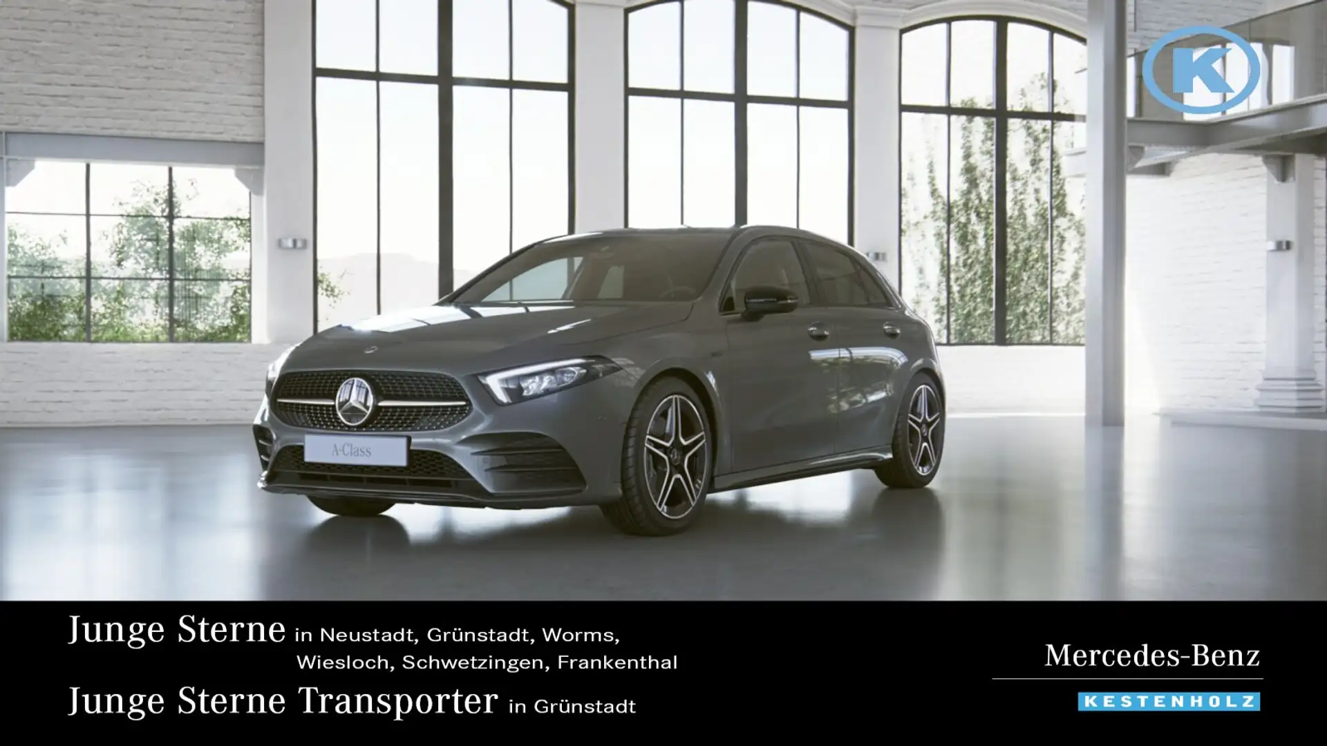Mercedes-Benz A 250 A 250 e AMG+EDIT2020+NIGHT+LEDER+SITZHZ+AMBIENTE Grigio - 1