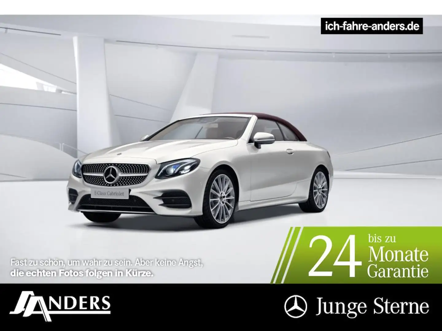 Mercedes-Benz E 400 d 4M AMG+COM+Wide+Burm+Distr+HUD+Sitzklima Weiß - 1