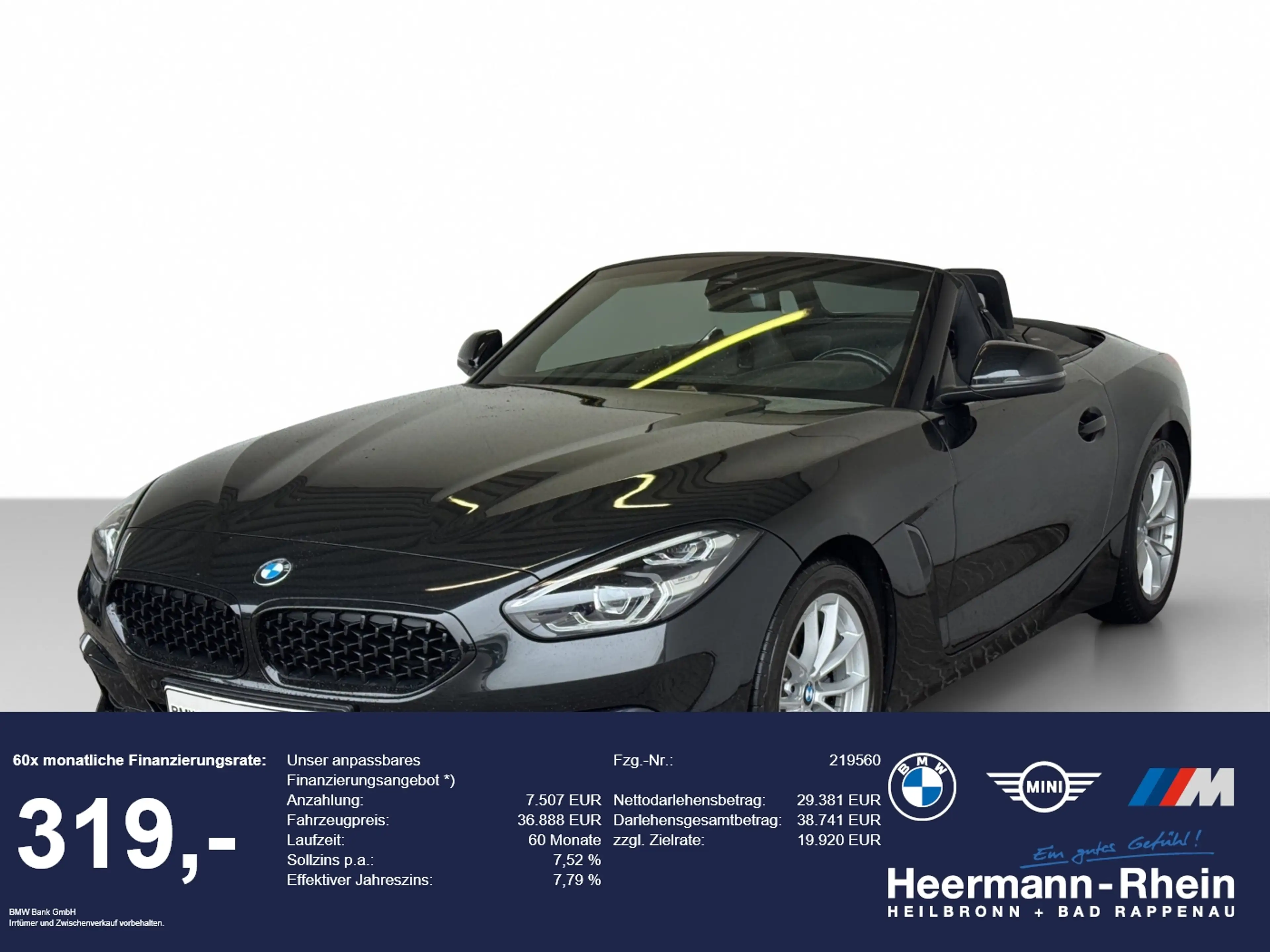 BMW Z4 sDrive 20i LiveCockProf.HiFi.SH.Tempo.vom...