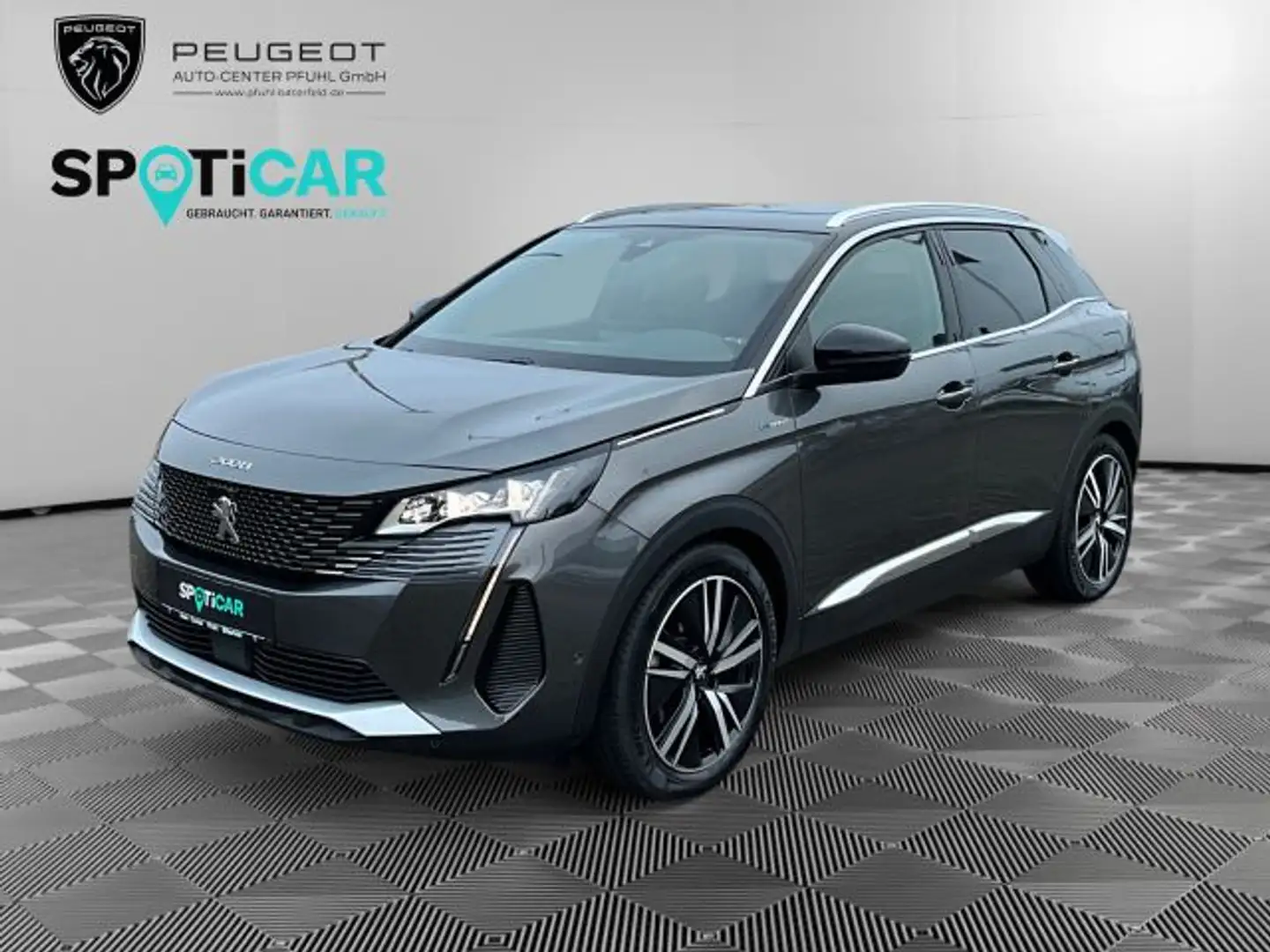 Peugeot 3008 Hybrid4 300 e-EAT8 GT Pack Pano/Leder/Shz/Navi Grau - 2