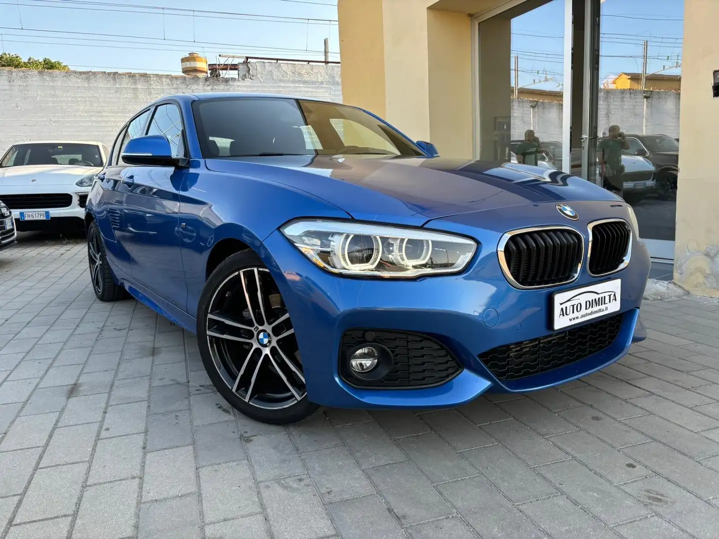 BMW 118 118d Msport 5p Bleu - 1