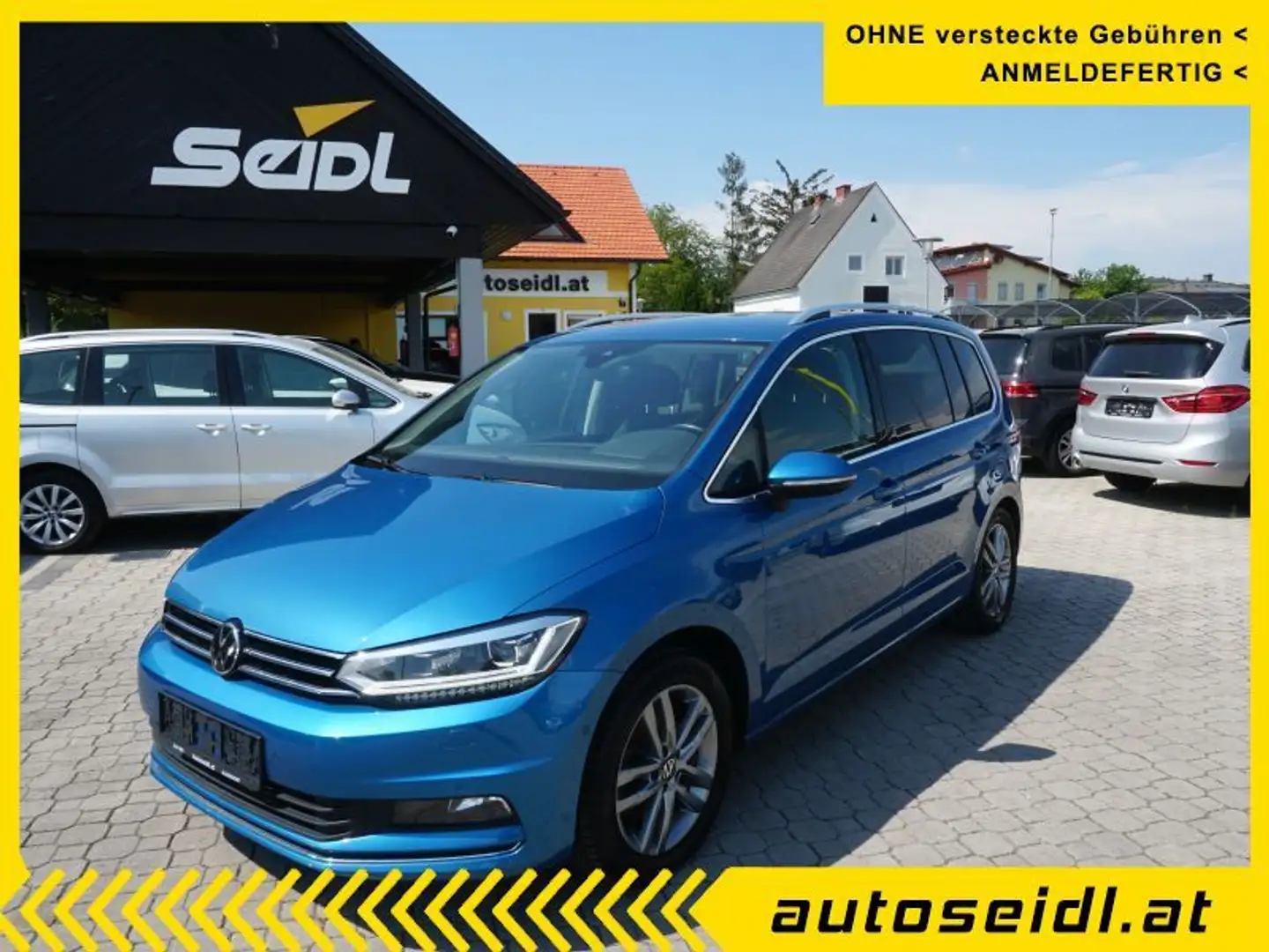 Volkswagen Touran 1,5 TSI ACT Highline DSG *2022er+TOPAUSSTATTUNG* Blau - 1