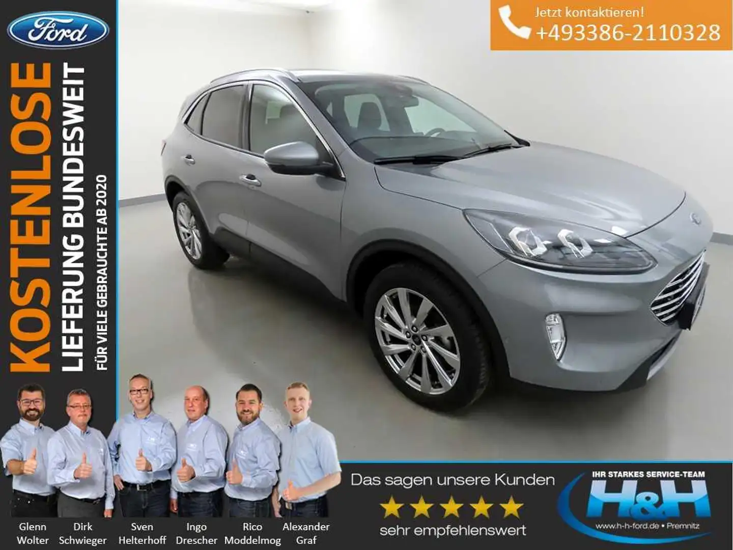 Ford Kuga 2.5 Plug-in Hybrid Titanium X (iACC) Silber - 1