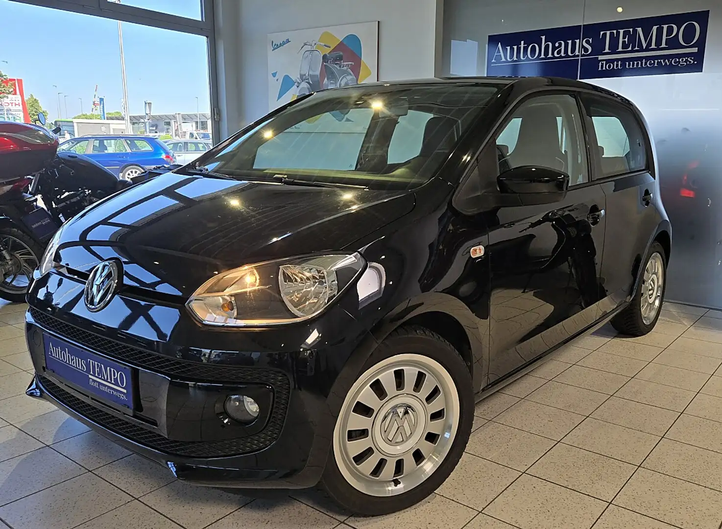 Volkswagen Sonstige Up 1,0 high up! BMT ASG --AUTOMATIK-- Schwarz - 1