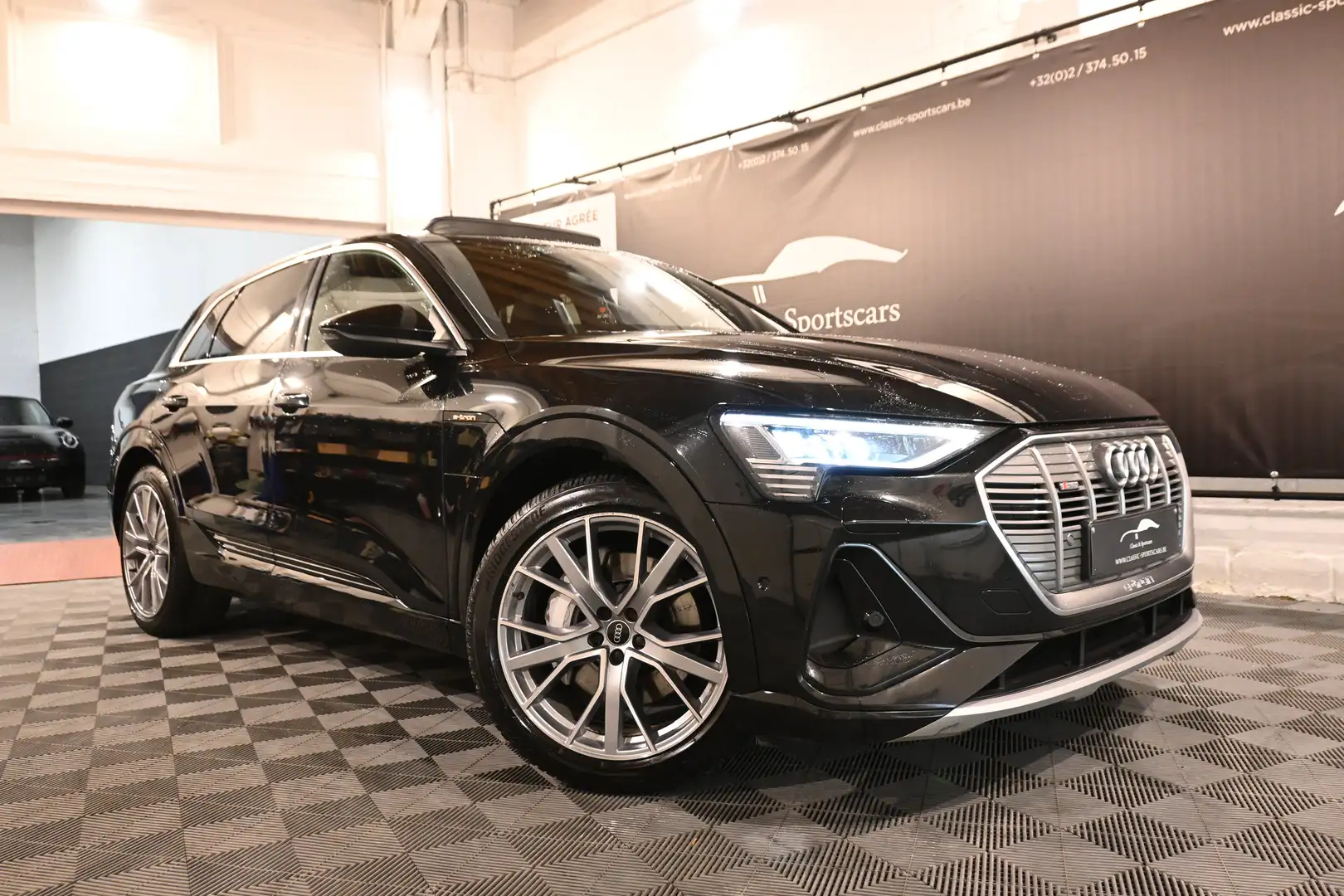 Audi e-tron 95 kWh 55 QUATTRO / S-LINE / TOIT PANO / CAMERA ! Zwart - 2