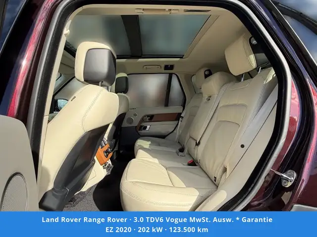 Land Rover Range Rover 3.0 TDV6 Vogue MwSt. Ausw. * Garantie Ansicht 19