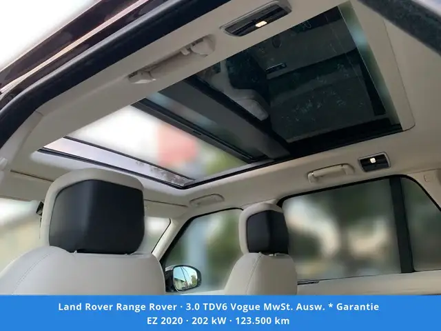 Land Rover Range Rover 3.0 TDV6 Vogue MwSt. Ausw. * Garantie Ansicht 14
