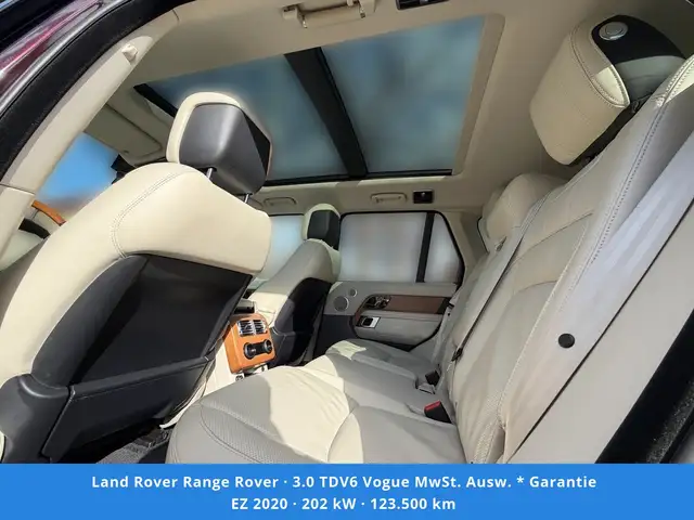 Land Rover Range Rover 3.0 TDV6 Vogue MwSt. Ausw. * Garantie Ansicht 13