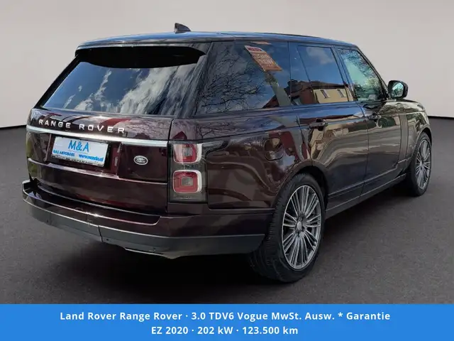 Land Rover Range Rover 3.0 TDV6 Vogue MwSt. Ausw. * Garantie Ansicht 4
