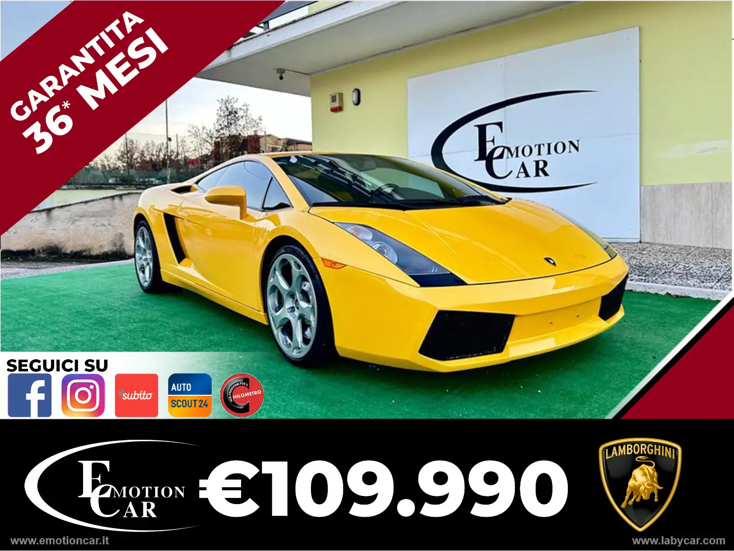 Lamborghini Gallardo 5.0 V10 Coupé - 2004 Galben - 1