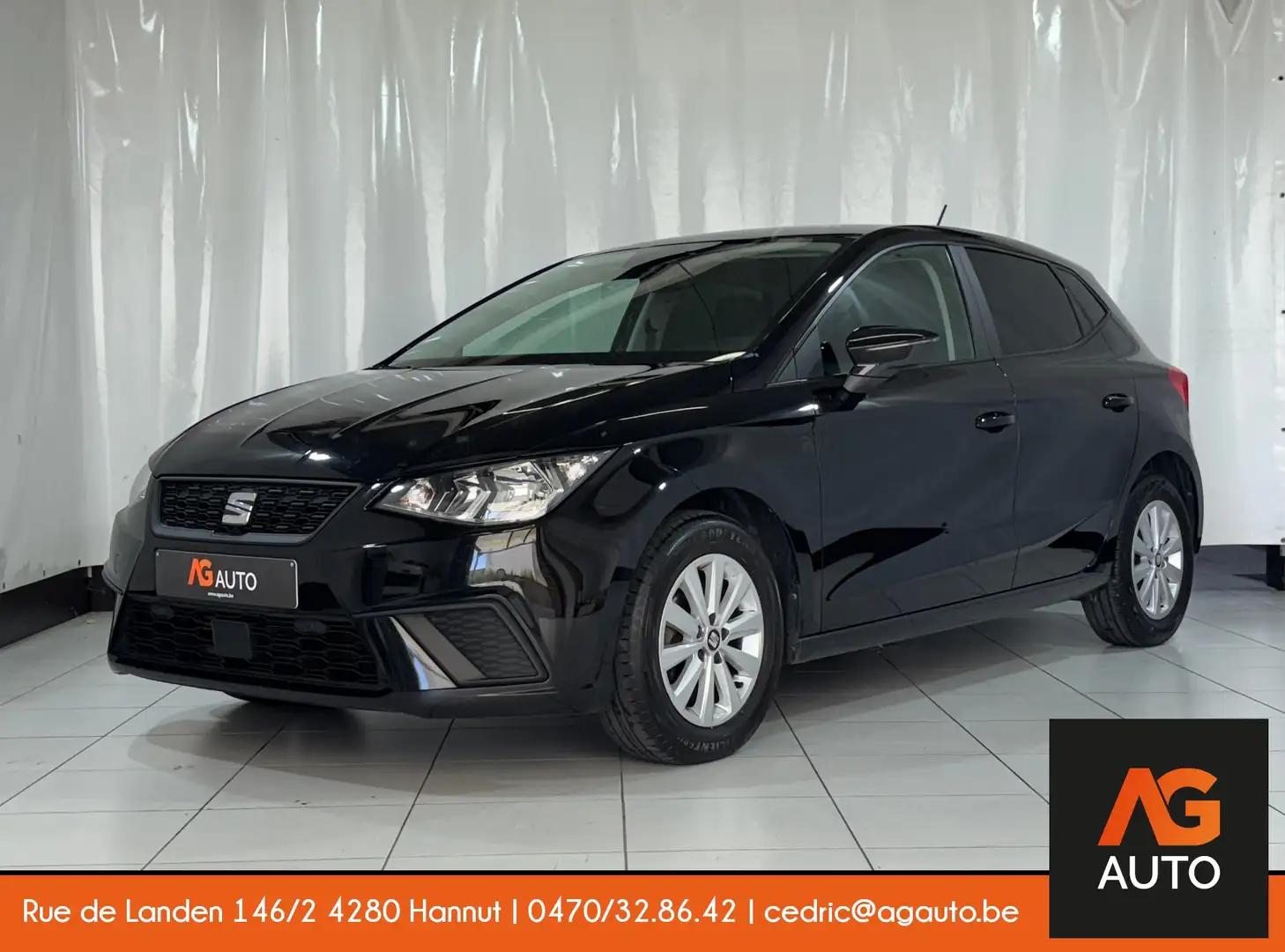 SEAT Ibiza 1.0 TSi Style * Caméra * ACC * Sièges chauff Noir - 1