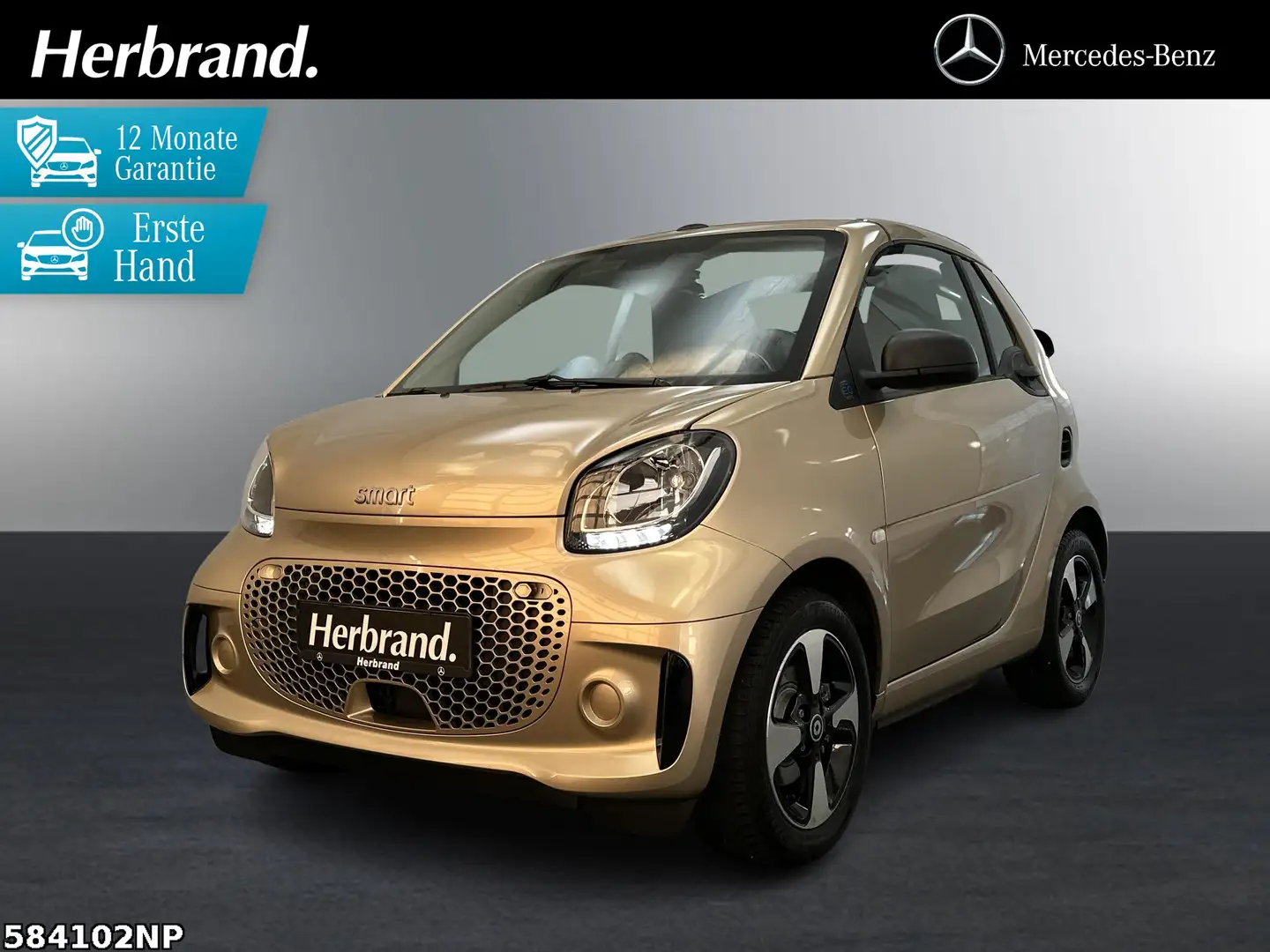 smart forTwo EQ cabrio Cool & Audio-Paket, Plus-Paket Beige - 1