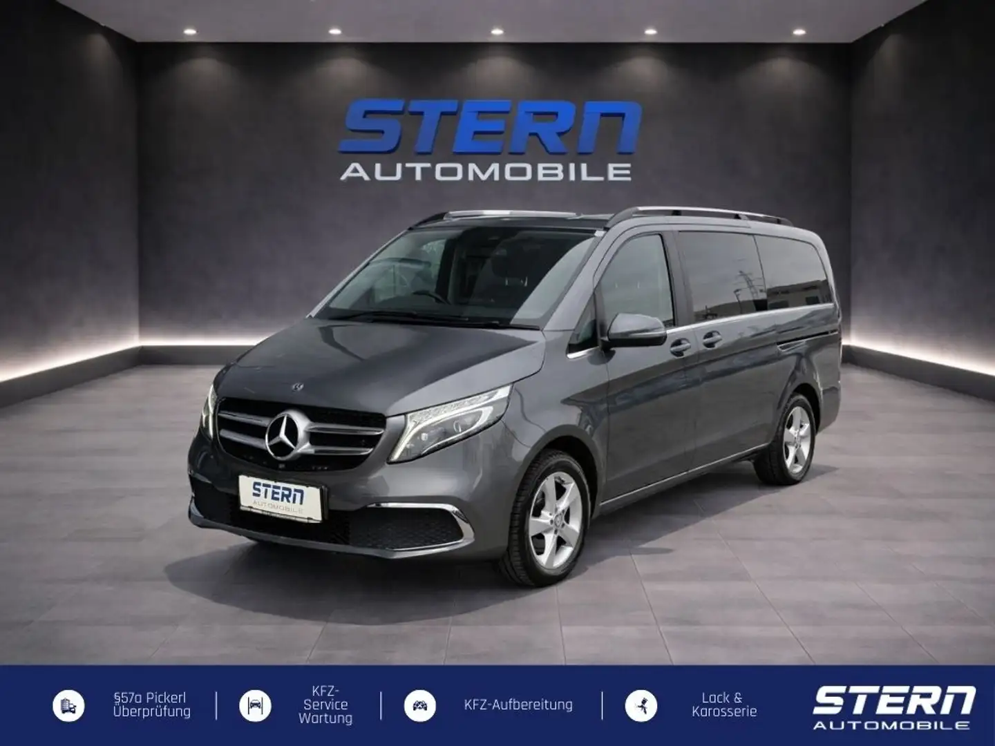 Mercedes-Benz V 300 d Kombi 4MATIC lang *MwSt Ausweisbar*AHK* 360* Grau - 1