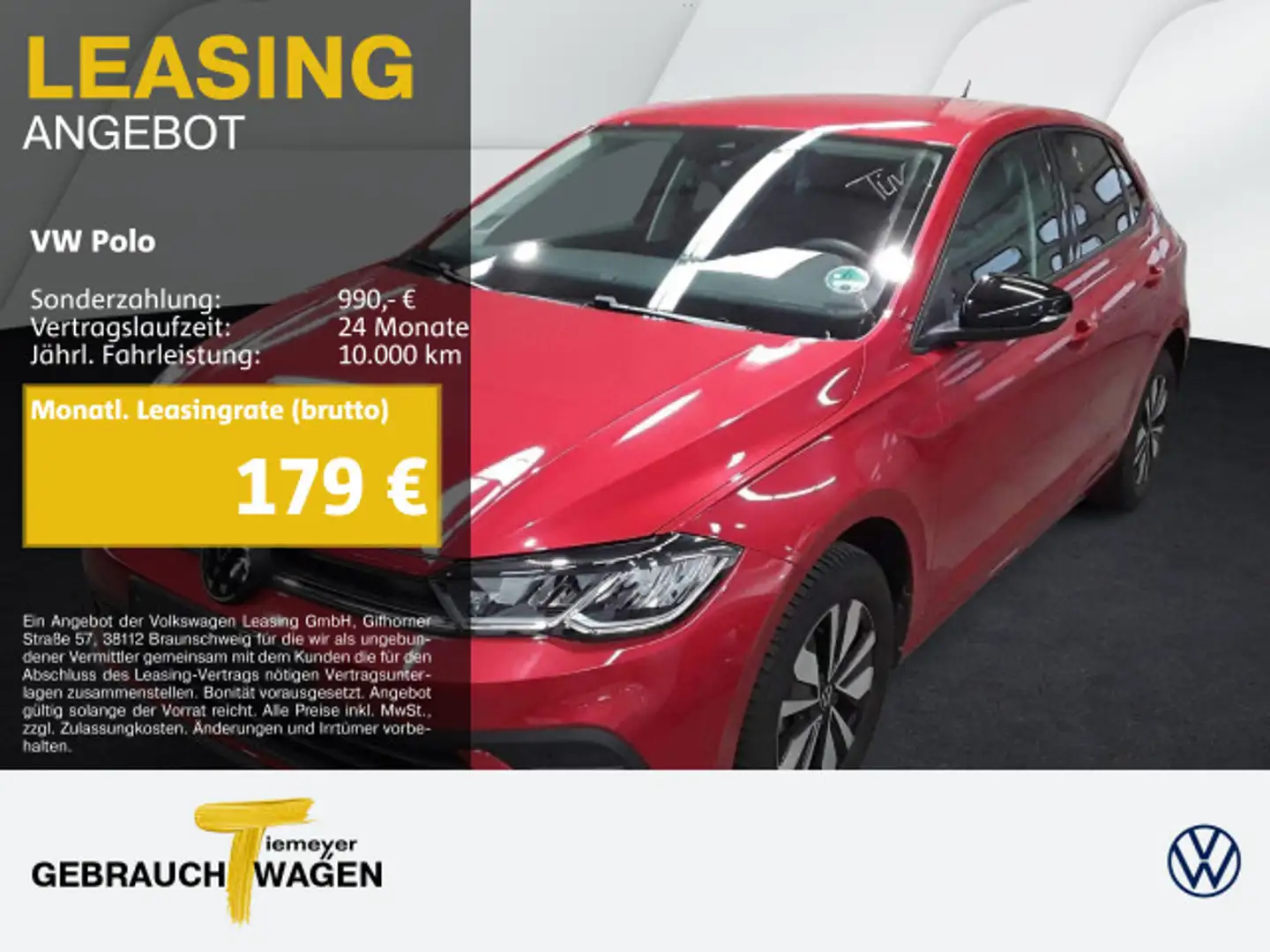Volkswagen Polo 2.0 TSI DSG GOAL AHK LED KAMERA VIRTUAL Rot - 1