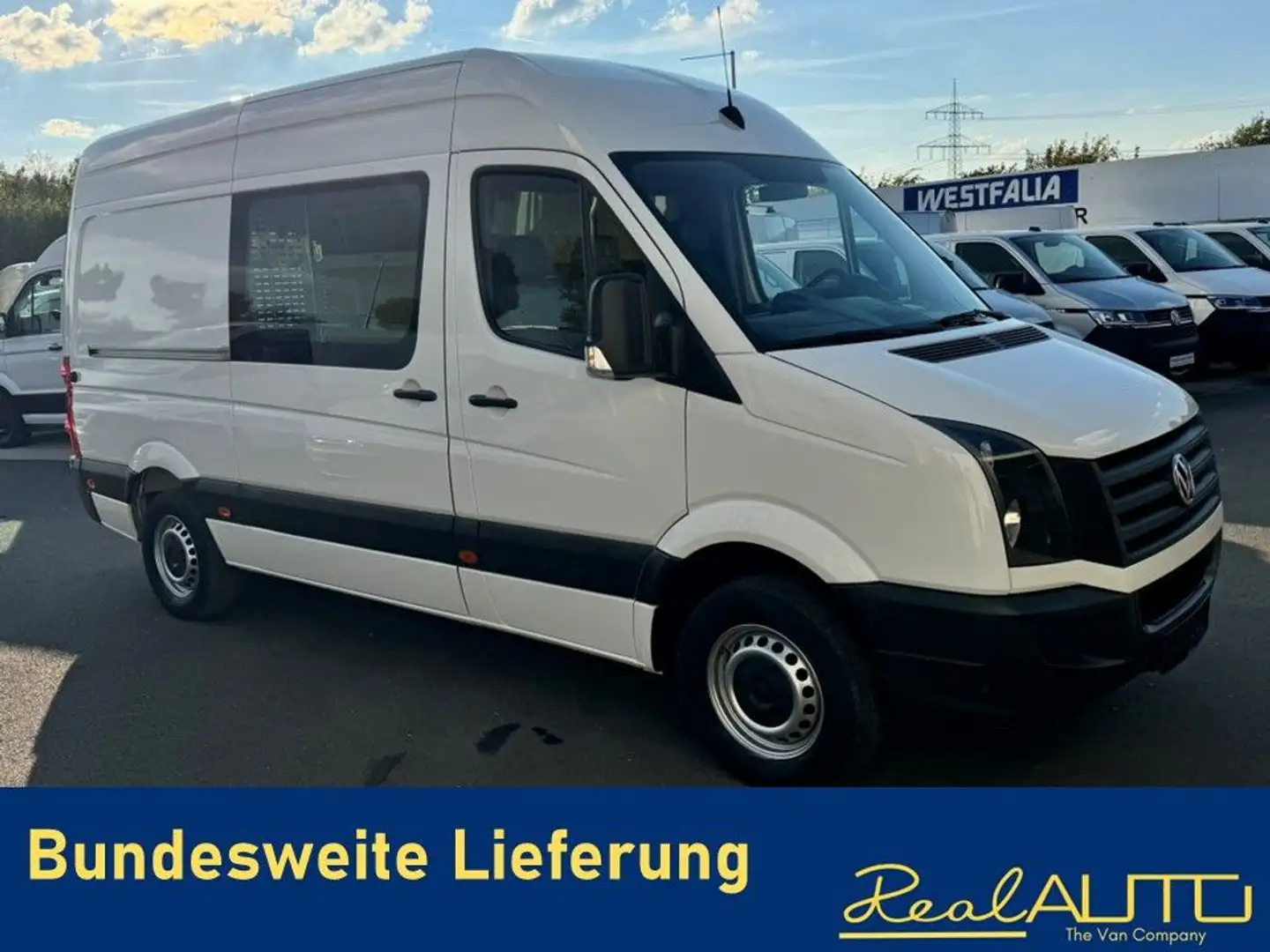 Volkswagen Crafter Kasten 35 MR L2H2 AHK*Klima*Standheizung Wit - 1