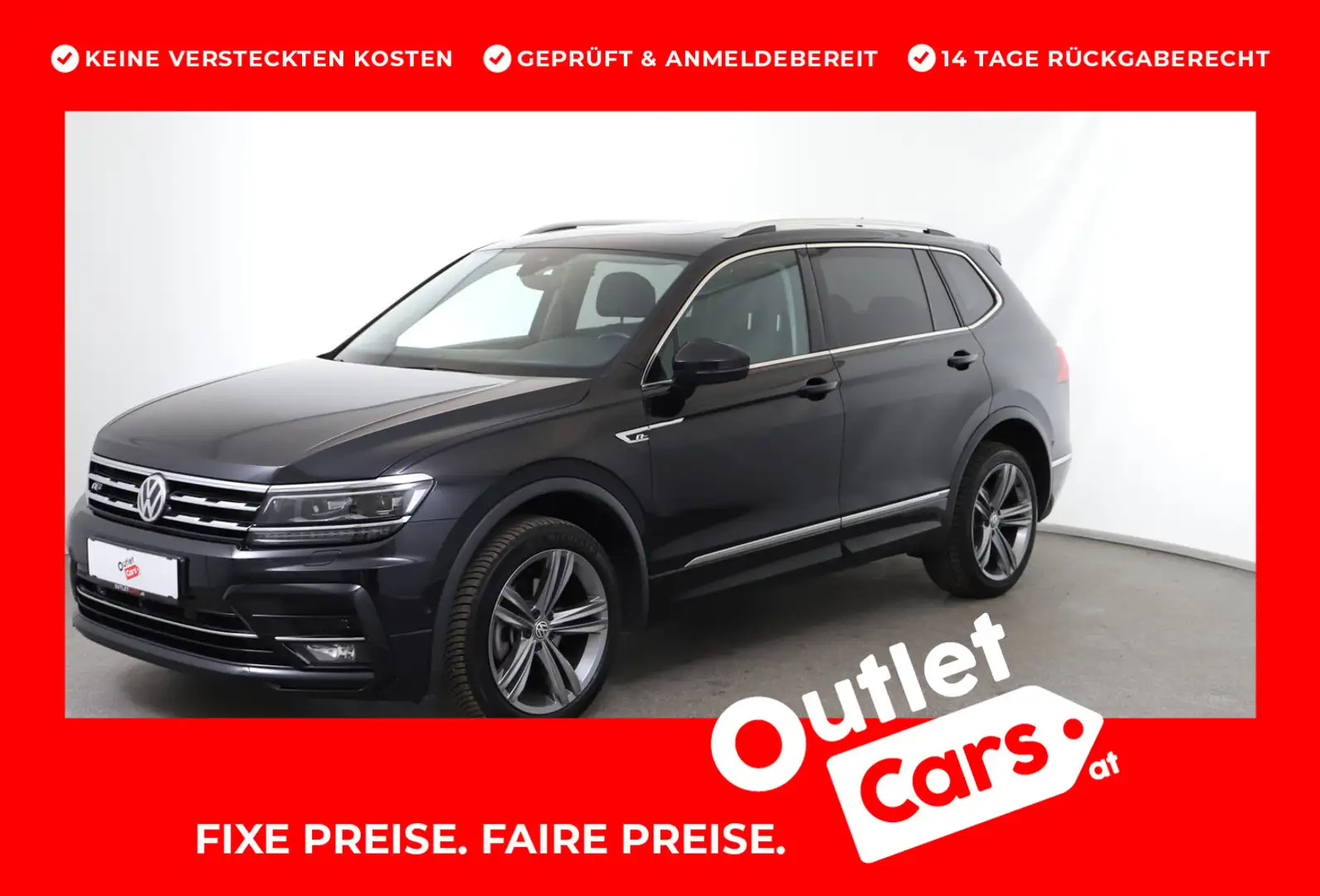 Volkswagen Tiguan Allspace Highline TDI DSG Noir - 1